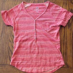Women's Pink Striped Top
